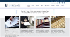 Desktop Screenshot of hydelawoffice.com